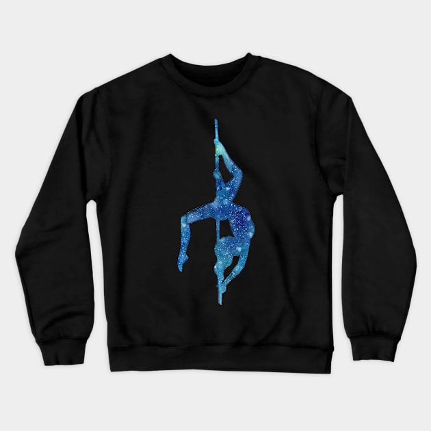 Pole dancer underwater Crewneck Sweatshirt by LaBellaCiambella